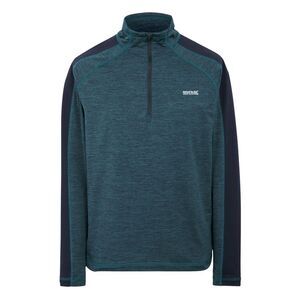 Regatta Mens Hepley Half Zip Fleece Jacket / Moonlight Denim/Navy
